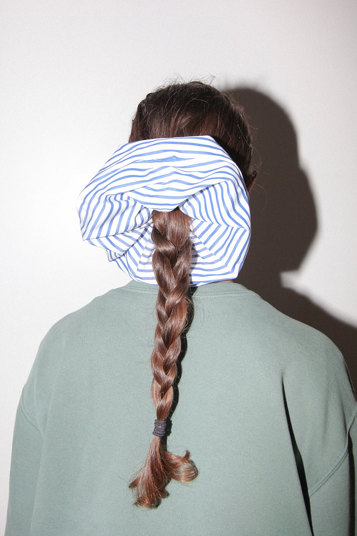 Grande Scrunchie in Striped Sea