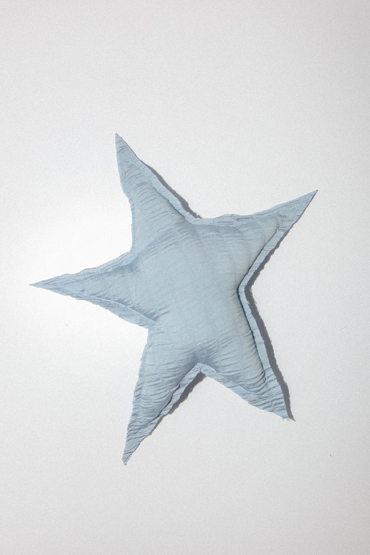 Star Pet Toy in Puckered Blue