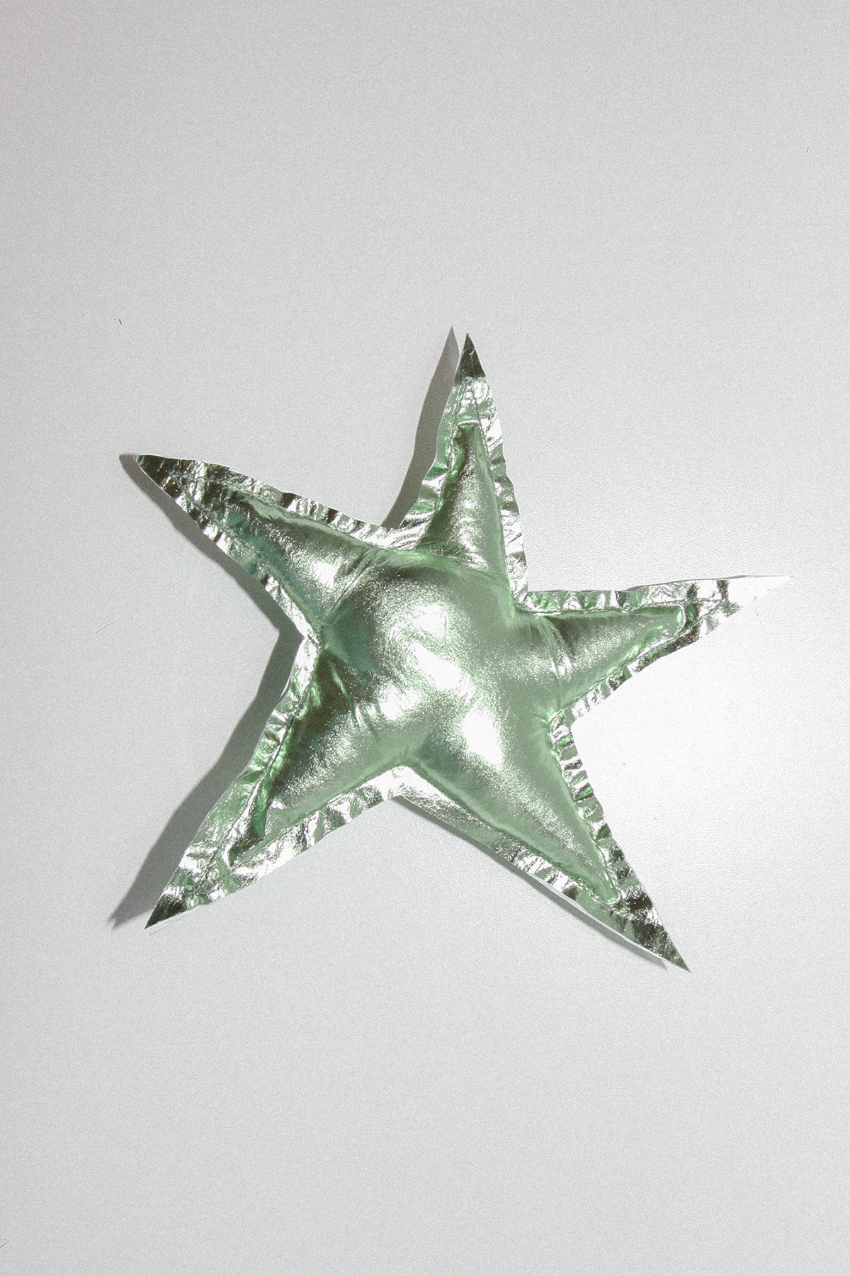 Star Pet Toy in Green Foil