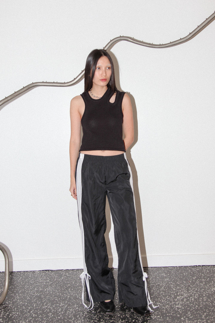 Studio 414 Bow Track Pant in Black