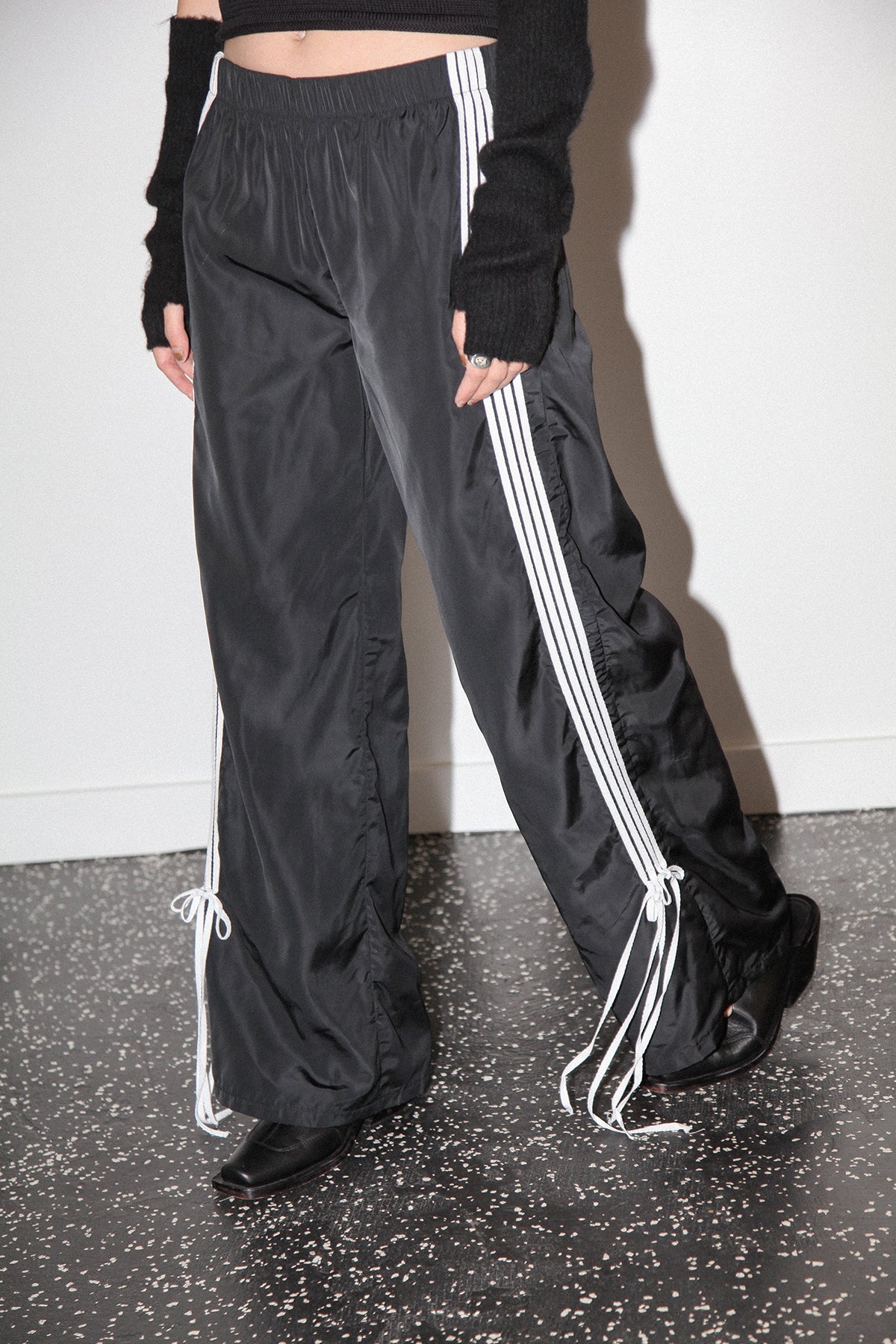 Studio 414 Bow Track Pant in Black