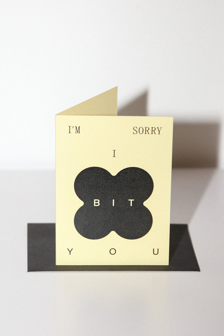 KkCo x Goods Gang x Snack Size 'I'm Sorry I Bit You' Card